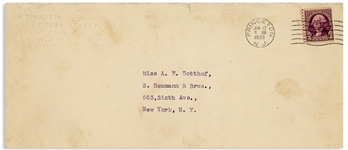 Albert Einstein Letter Signed During WWII -- ''The power of resistance which has enabled the Jewish people to survive...an especially severe test'' -- With PSA/DNA & Beckett COAs, Graded 10 by Beckett